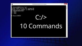 MS DOS top 10 commands You Should Know