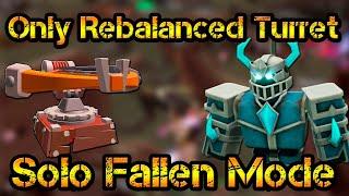 Only Rebalanced Turret in New Fallen Mode Roblox Tower Defense Simulator