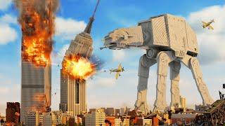 Realistic AT-AT Destruction  Teardown