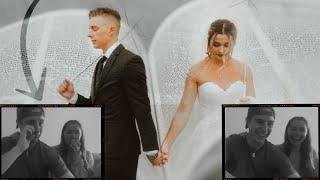 THEY CRIED watching their Wedding Film... | Bride and Groom React