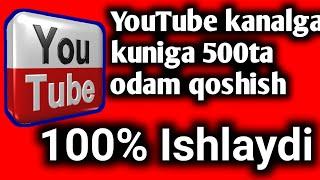 YouTube kanalga prasmotr kopaytirish You Tubeda 4000 Ming soat yigish