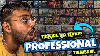 Tricks to make 5K HD Professional thumbnail  !!