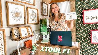 $$ SAHM Making MONEY with the new Xtool F1 Portable Dual Laser!! $$$