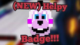 How to get the Helpy Badge!!! | Sunrise Over Freddy's Roleplay | Roblox