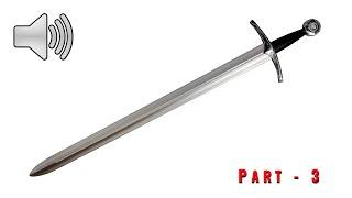 One Handed Sword Sound Effects Part 3