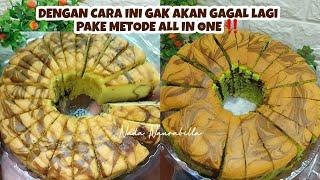 SIMPAN YUK..RESEP BOLU MARMER DAN BOLU PANDAN ANTIGAGAL‼️