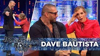 Dave Bautista Rips Shirt During Jiu-Jitsu Demonstration | The Jonathan Ross Show