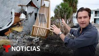 Así es cómo la destrucción de un huracán previo complica los peligros de Milton | Noticias Telemundo