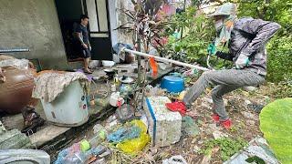 MESS His child got SICK because the yard was dirty, Cutting the grass Washing the yard is urgent