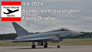 ILA 2024: Eurofighter Typhoon Action Flying Display // Bundeswehr *31+15* 4.5 Generation Fighter