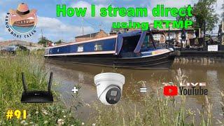 Streaming 24/7 to YouTube using RTMP from my Hikvision DS-2CD2386G2-ISU/SL camera on a Narrowboat