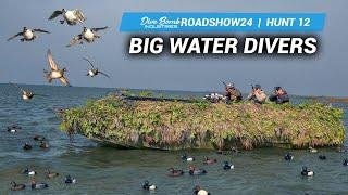 LIMITS & SURPRISE SPECIES! Diver Duck Hunting in the Boat Blind | #ROADSHOW24 HUNT 12