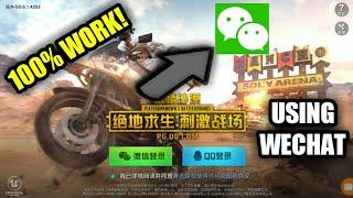 How To Login PUBG Mobile Using Wechat | PUBG Mobile