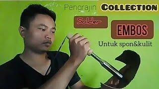 Embos solder manual untuk spon/kulit