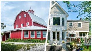 75 Affordable Exterior Home With A Gambrel Roof Design Ideas You'll Love ⭐️