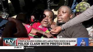 Nairobi: Chaos, teargas as police clash with senator Omtatah-led chained anti-abduction protesters