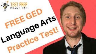 FREE GED Language Arts Practice Test 2024 Part 1!