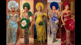 Newest George Styles For Ladies | George Styles For Gown | 2023 George Lace Styles For Igbo Brides