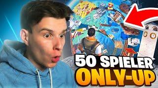 50 Spieler in einem *ONLY UP* Fortnite Turnier!  - (Fortnite Only Up Creative Map)