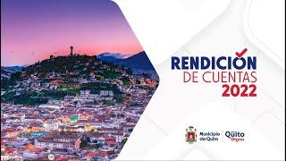 Rendición de Cuentas Quito Turismo 2022