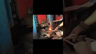 T bolts forging process with induction heating machine          #amazingmanufacturing #truck