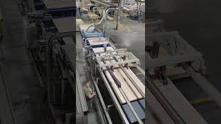 Автоматическая подача в многопильный станок  #machine #woodwork #manufacturing