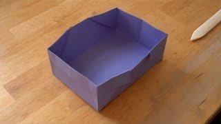 How To Make an Origami Box - Falte Dir eine Origami-Schachtel!