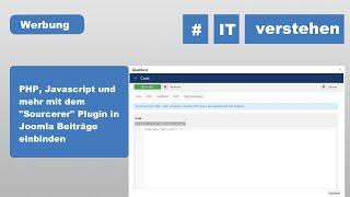 PHP, Javascript und mehr mit dem "Sourcerer" Plugin in Joomla Beiträge einbinden