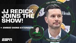 JJ Redick on Lakers’ lineup, Bronny & pressure + Joel Embiid’s extension & more | The Lowe Post