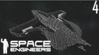 Space Engineers Shipyard: Heavy Battle Cruiser with 1000 m/s Railgun / Gravity Cannon