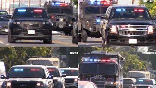 LAPD METRO SWAT UNITS RESPONDING CODE 3