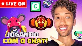  LENDÁRIO HOJE JOGANDO COM O CHAT | Brawl Stars 