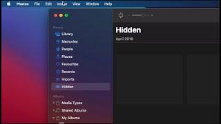 How to Hide Pictures in Photos at a Hidden Album on macOS Big Sur