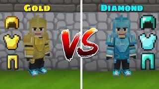 GOLD ARMOR vs DIAMOND ARMOR in Jailbreak Blockmango