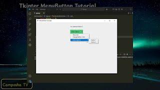 Tkinter 08: MenuButton