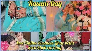 Online business and free opportunities for everyone....Sister ko parlour se lene gayi Rasam part 1