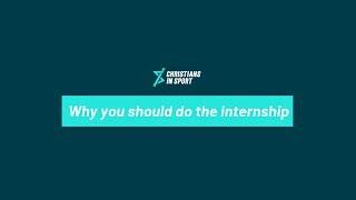 Why you should do the internship