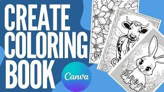 How to make coloring book in Canva ( Step by step in 2024)