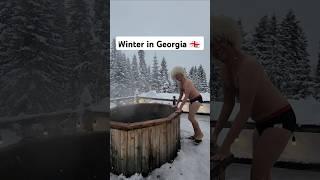 WINTER IN GEORGIA (Not what you expected!)  #GeorgiaTravel #Travel #swaneti #sauna