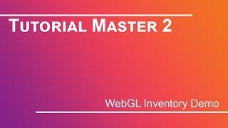 Tutorial Master 2 - Inventory Demo