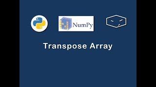 numpy transpose array