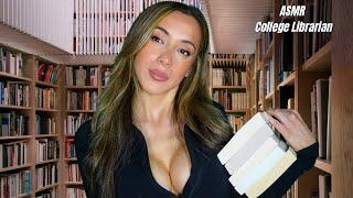 ASMR College Librarian Falls for You | soft spoken