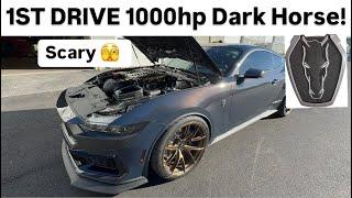 SCARY! 1st Drive 1000hp 2024 DARK Horse Mustang!