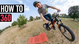 How to 360 a Mountain Bike// MTB Skills