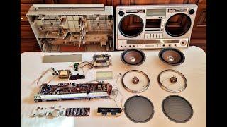 Gigantic Panasonic RX-5350 Boombox Restoration Repair