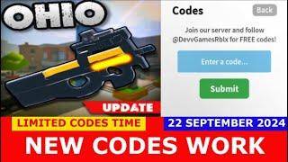 *NEW CODES SEPTEMBER 22, 2024* Ohio ROBLOX | LIMITED CODES TIME