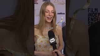 Hunter Schafer is reflecting on the recent support she received.  #SpiritAwards #AwardsSeason