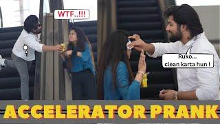 Escalator Prank On A Cute Girl || Pranks In India || The Vishal Gahlawat