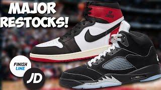 MAJOR RESTOCK JORDAN 5 Black Metallics & Jordan 1 Black Toe JD/FNL EA!