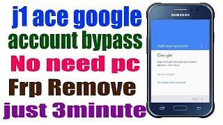 Samsung j1 ace google account bypass / frp remove easy way no need computer #2024